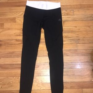 Plain black adidas leggings